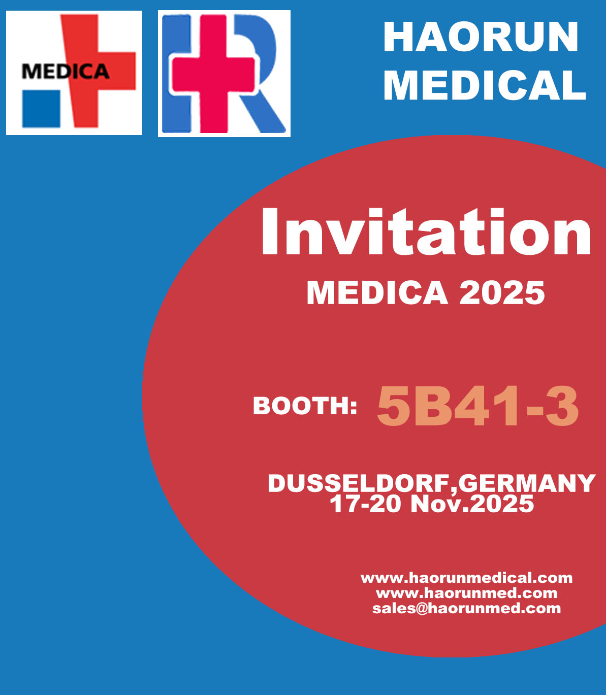 MEDICA ประเทศเยอรมนี การเตรียมการเสร็จสมบูรณ์ - เรารอคอยการมาเยือนของคุณ!
